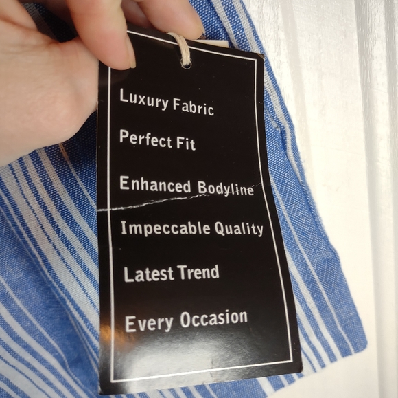 🌹2 for $25 HAVE STRIPED BELTED PAPERBAG WAIST SHORTS - Picture 6 of 12